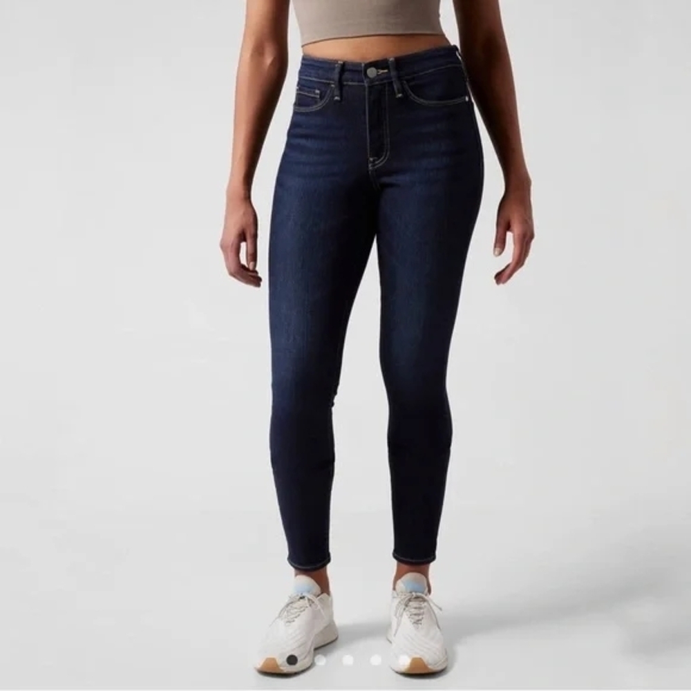 Athleta Sculptek Ultra Skinny Midnight Jean in Dark Wash Women's Size 8P
